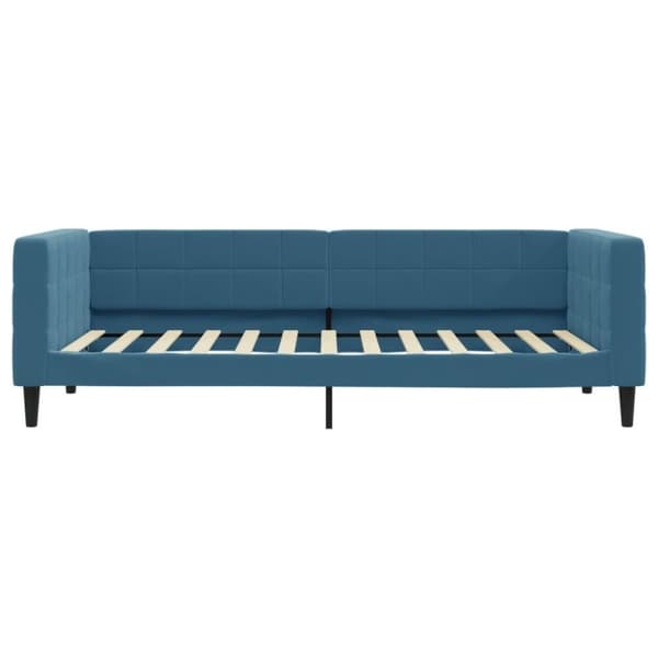 vidaXL Dagbädd blå 100x200 cm sammet