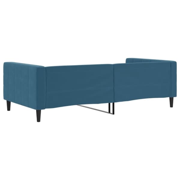 vidaXL Dagbädd blå 100x200 cm sammet