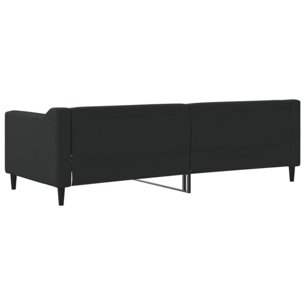 vidaXL Dagbädd svart 80x200 cm tyg