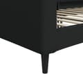 Miniatyrbild 6 av 8: vidaXL Dagbädd svart 80x200 cm tyg