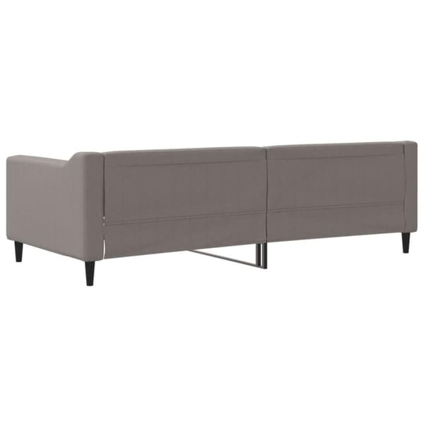 vidaXL Dagbädd taupe 90x200 cm tyg