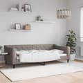 Miniatyrbild 8 av 8: vidaXL Dagbädd taupe 90x200 cm tyg