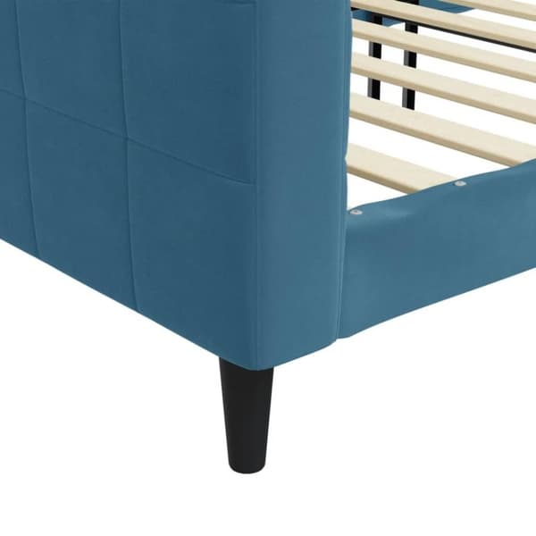 vidaXL daybed 80x200 cm velour blå