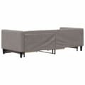 Miniatyrbillede 4 af 11: vidaXL daybed med udtræk og skuffer 80x200 cm stof gråbrun