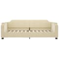 Miniatyrbillede 5 af 11: vidaXL daybed med madras 90x200 cm stof cremefarvet