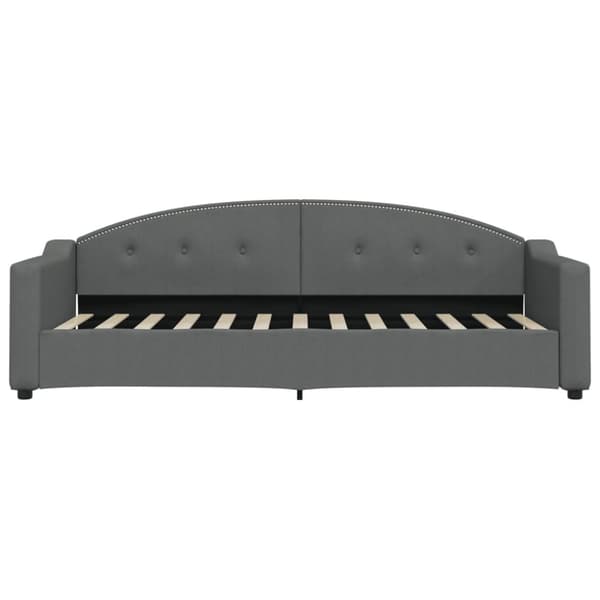 vidaXL daybed med madras 80x200 cm stof mørkegrå
