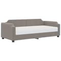 Miniatyrbillede 1 af 11: vidaXL daybed med madras 90x200 cm stof gråbrun