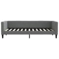 Miniatyrbillede 6 af 11: vidaXL daybed med udtræk 90x200 cm stof mørkegrå