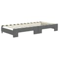 Miniatyrbillede 7 af 11: vidaXL daybed med udtræk 90x200 cm stof mørkegrå