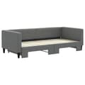 Miniatyrbillede 2 af 11: vidaXL daybed med udtræk 90x200 cm stof mørkegrå