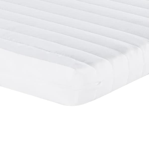 vidaXL Dagbädd utdragbar med madrasser svart 90x200 cm tyg