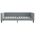 Miniatyrbillede 6 af 11: vidaXL daybed med udtræk 90x200 cm stof lysegrå