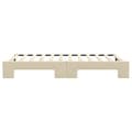 Miniatyrbillede 8 af 11: vidaXL daybed med udtræk 100x200 cm stof cremefarvet
