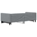 Miniatyrbillede 4 af 11: vidaXL daybed med udtræk 90x190 cm stof lysegrå