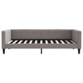 Miniatyrbillede 6 af 11: vidaXL daybed med udtræk 100x200 cm stof gråbrun