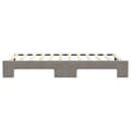 Miniatyrbillede 8 af 11: vidaXL daybed med udtræk 100x200 cm stof gråbrun