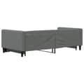 Miniatyrbillede 5 af 11: vidaXL daybed med udtræk 90x190 cm stof mørkegrå