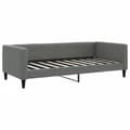 Miniatyrbillede 6 af 11: vidaXL daybed med udtræk 90x190 cm stof mørkegrå