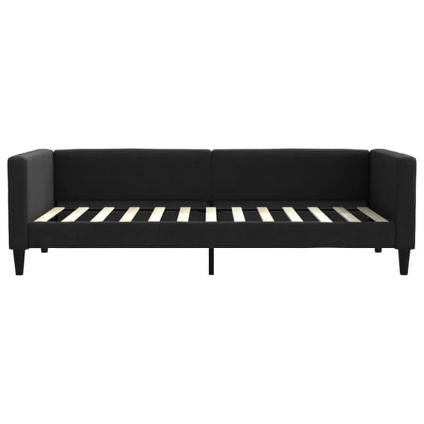 vidaXL daybed med udtræk og skuffer 80x200 cm stof sort