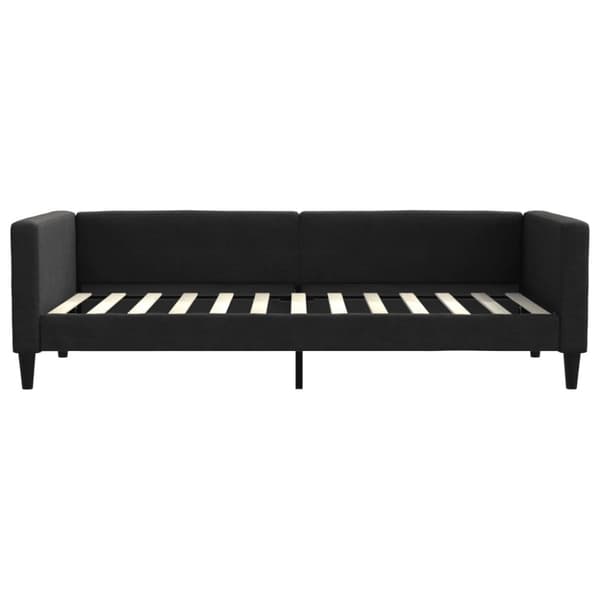 vidaXL daybed med udtræk 90x200 cm stof sort