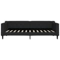 Miniatyrbillede 5 af 11: vidaXL daybed med udtræk og skuffer 80x200 cm stof sort