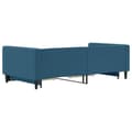 Miniatyrbillede 4 af 11: vidaXL daybed med udtræk og skuffer 100x200 cm velour blå