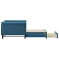Miniatyrbillede 3 af 11: vidaXL daybed med udtræk og skuffer 90x200 cm velour blå