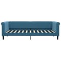 Miniatyrbillede 6 af 11: vidaXL daybed med udtræk og skuffer 90x200 cm velour blå