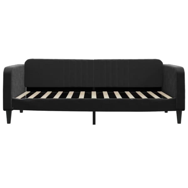 vidaXL Dagbädd utdragbar svart 100x200 cm sammet