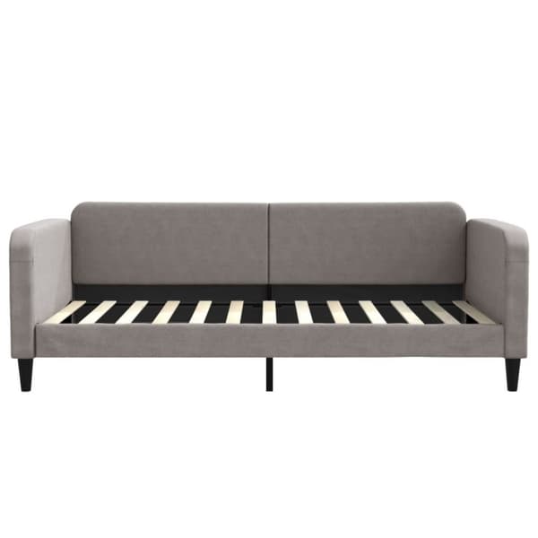 vidaXL Dagbädd utdragbar taupe 100x200 cm tyg