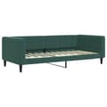 Miniatyrbillede 5 af 11: vidaXL daybed med udtræk og skuffer 90x200 cm velour mørkegrøn