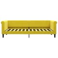 Miniatyrbillede 7 af 11: vidaXL daybed med udtræk og skuffer 80x200 cm velour gul