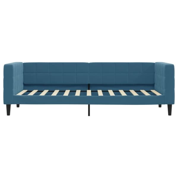 vidaXL Dagbädd utdragbar blå 80x200 cm sammet