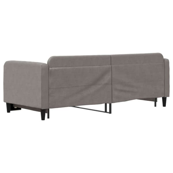 vidaXL Dagbädd utdragbar taupe 80x200 cm tyg