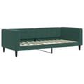 Miniatyrbillede 5 af 11: vidaXL daybed med udtræk og skuffer 90x200 cm velour mørkegrøn