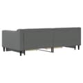 Miniatyrbillede 7 af 11: vidaXL daybed med udtræk og skuffer 90x190 cm stof mørkegrå
