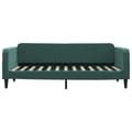 Miniatyrbillede 6 af 11: vidaXL daybed med udtræk og skuffer 100x200 cm velour mørkegrøn