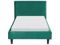 Miniatyrbillede 5 af 10: Enkeltseng Mørkegrøn Velour 90 x 200 cm Børneseng Design Sengeramme Enkeltmands Seng til Drengeværelse og Pigeværelse