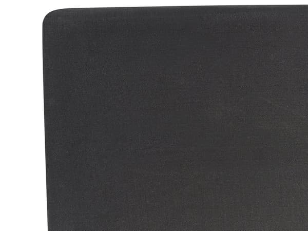 Seng Sort Stof Polstret 140 x 200 cm Moderne Trekvart Seng Halvandenmands 3 kvart Seng Design