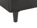 Miniatyrbillede 10 af 11: Seng Sort Stof Polstret 140 x 200 cm Moderne Trekvart Seng Halvandenmands 3 kvart Seng Design