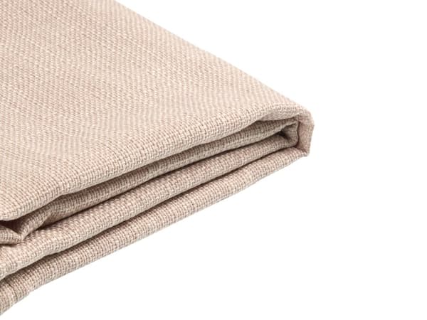 Seng Beige Stof 140 x 200 cm Moderne Trekvart Seng Halvandenmands 3 kvart Seng Design