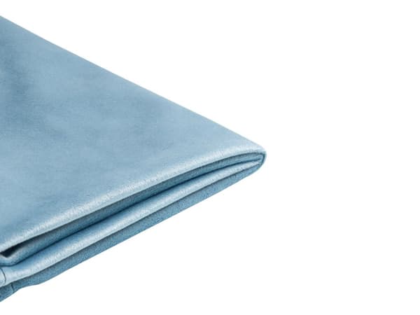 Betræk til sengramme Lyseblå Velour til Seng 90 x 200 cm Aftagelig Vaskbar Betræk til Seng