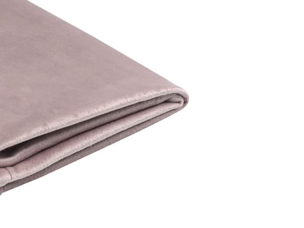 Betræk til sengramme Lyserød Velour til Seng 90 x 200 cm Aftagelig Vaskbar Betræk til Seng