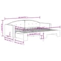 Miniatyrbild 9 av 9: vidaXL Dagbädd utdragbar rosa 80x200 cm sammet