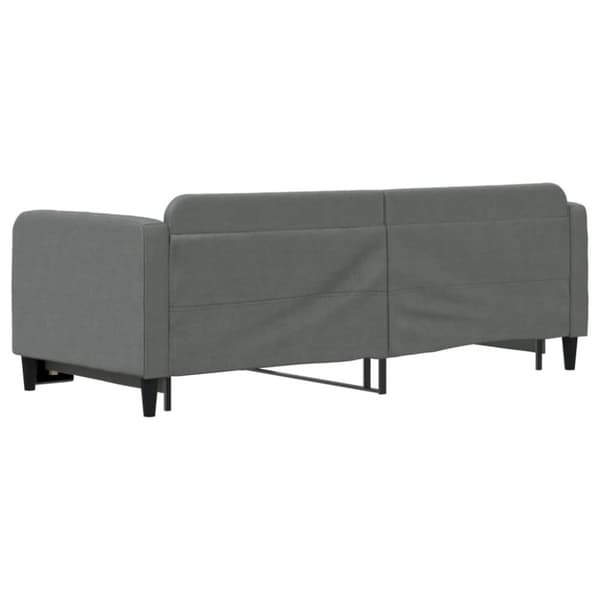 vidaXL Dagbädd utdragbar mörkgrå 80x200 cm tyg