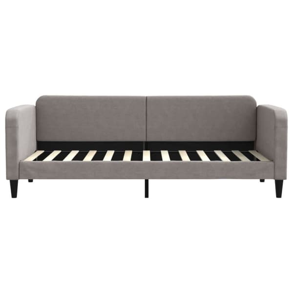 vidaXL Dagbädd utdragbar med lådor taupe 80x200 cm tyg