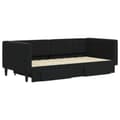 Miniatyrbillede 3 af 11: vidaXL daybed med udtræk og skuffer 90x190 cm velour sort