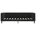 Miniatyrbillede 7 af 11: vidaXL daybed med udtræk og skuffer 90x190 cm velour sort
