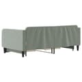 Miniatyrbillede 4 af 11: vidaXL daybed med udtræk og skuffer 90x190 cm velour lysegrå