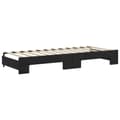 Miniatyrbillede 5 af 11: vidaXL daybed med udtræk og skuffer 80x200 cm velour sort